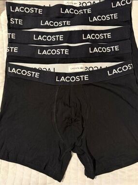 5 Pairs of Lacoste Men’s Boxer Briefs